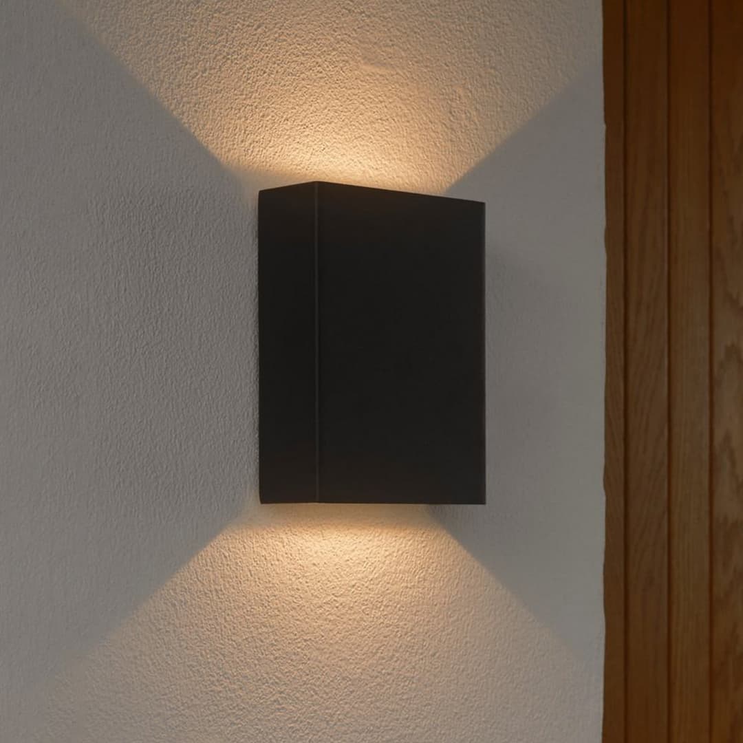 Fold 10 LED Wandleuchte Seaside Schwarz - Nordlux - Modern - Aluminium - Mehrflammig