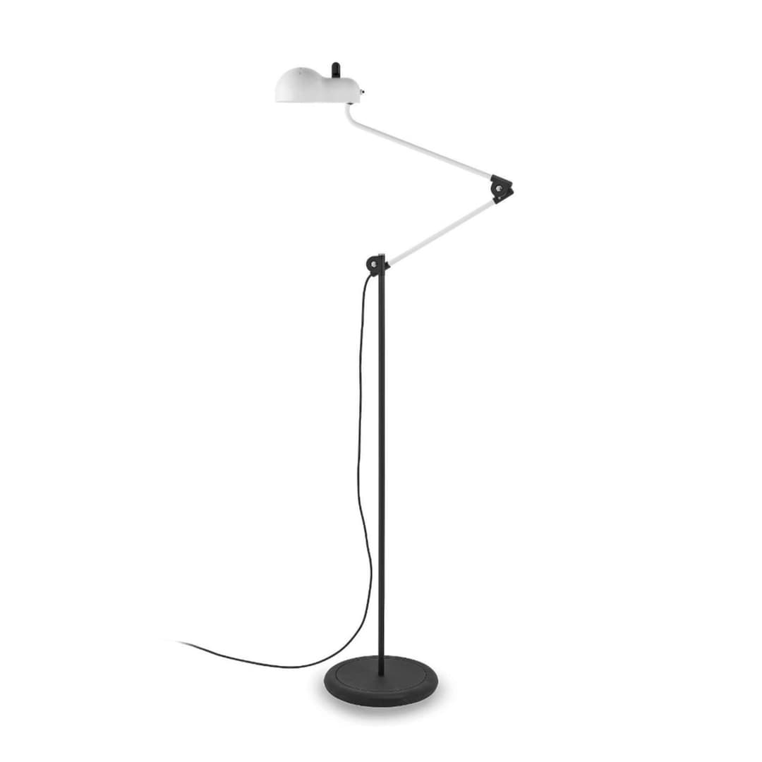 Topo LED-Stehleuchte, weiß, Höhe 140 cm - Stilnovo - Wohnzimmer - Design - Metall - Einflammig