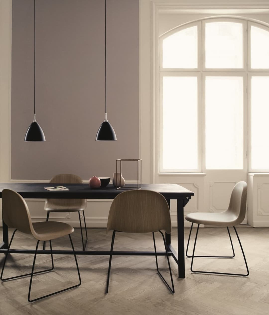 Bestlite BL9 Pendelleuchte Ø16 Chrom/Matt Weiß - GUBI - Wohnzimmer - Metall
