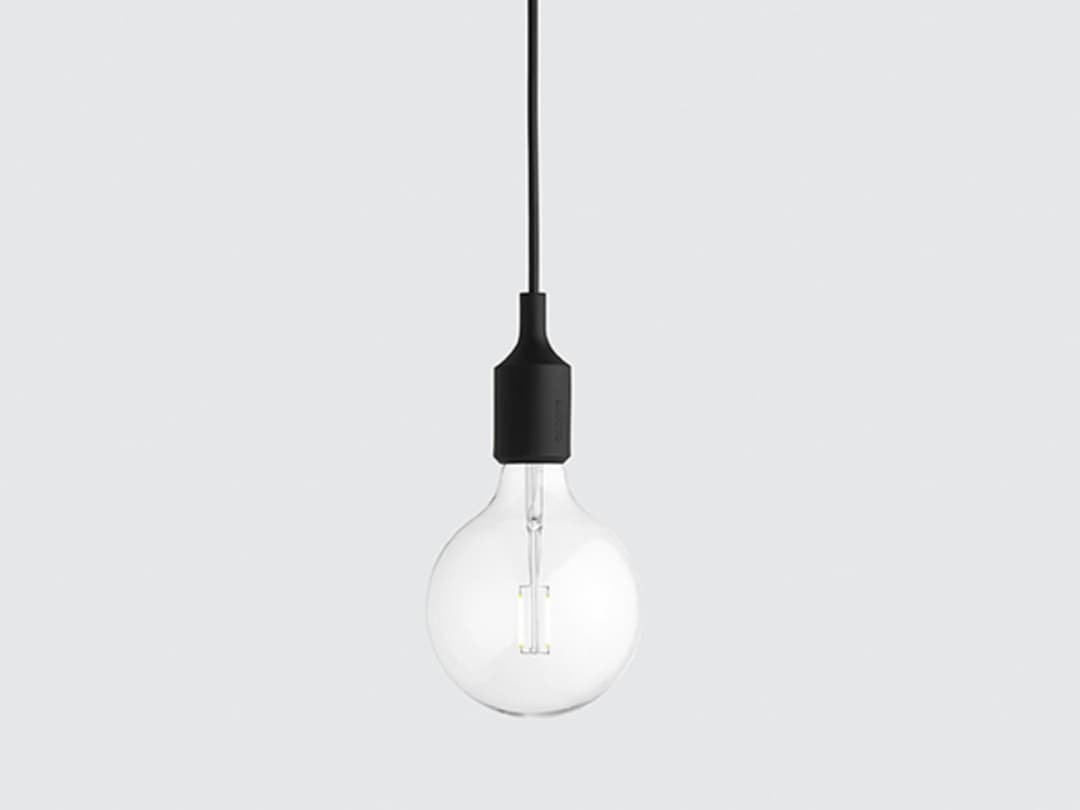 E27 Pendelleuchte Black - Muuto - Esszimmer - Design - Kunststoff