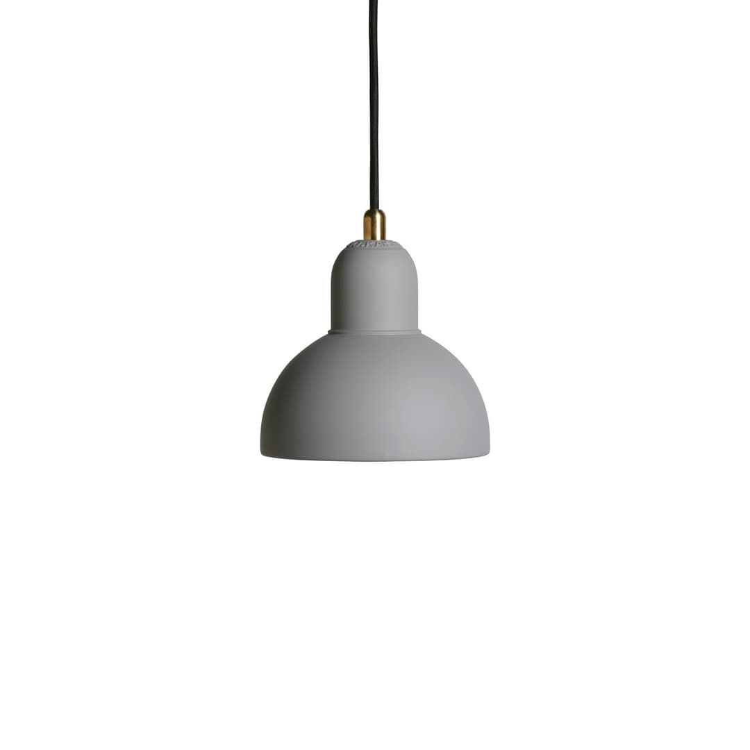 KAISER idell™ 6722-P Pendelleuchte Matt Easy Grau - Fritz Hansen Kaiser idell 6722-P - Wohnzimmer - Design - Metall - Einflammig