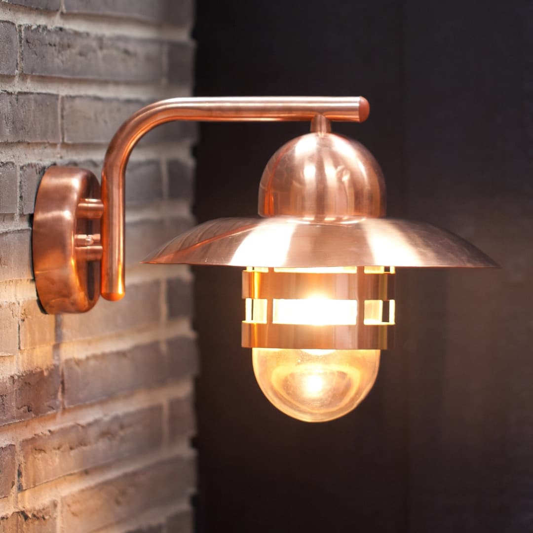 Nibe Außenwandleuchte Copper - Nordlux - Landhaus / Rustikal - Metall - Einflammig