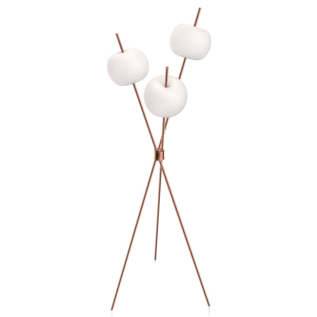 Kushi Stehleuchte Copper - KDLN - Wohnzimmer - Design - Metall - Mehrflammig