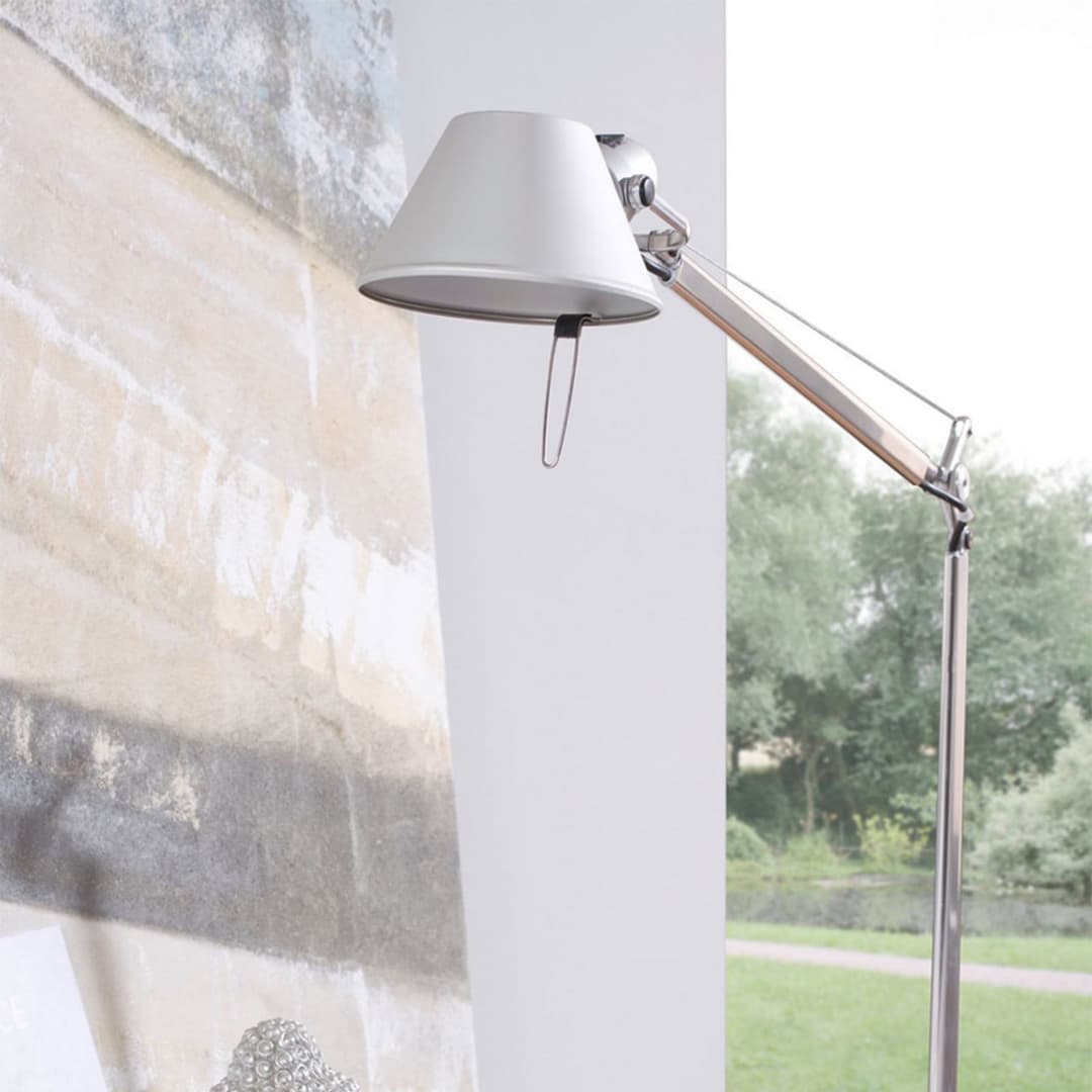 LED-Tischleuchte Tolomeo Midi, 3.000K, alu - Artemide - Arbeitszimmer / Büro - Design - Metall - Einflammig