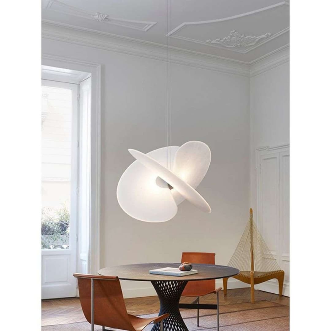 Levante LED-Hängeleuchte weiß Ø 106 cm 54 W - Luceplan - Wohnzimmer - Design - Aluminium