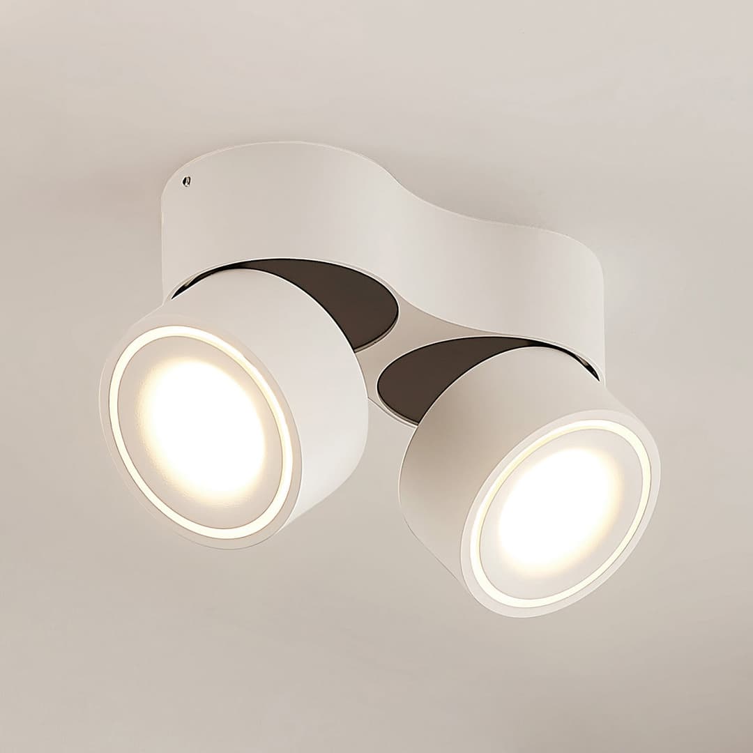 Rotari 2 Aufgesetzter Spot 2x8,9W White - Arcchio - Flurbereich - Modern - Aluminium - Mehrflammig