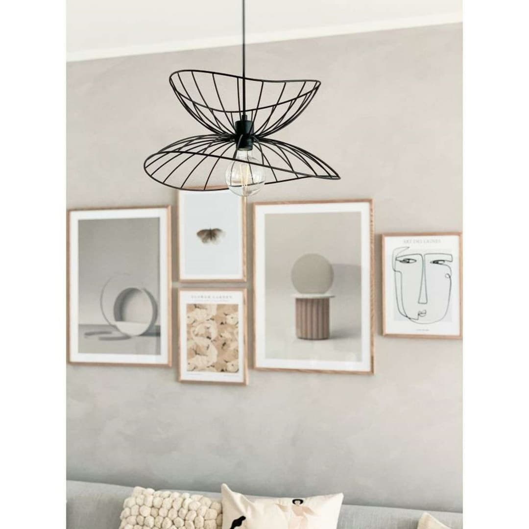 Ray 45 Pendelleuchte Black - Globen Lighting - Esszimmer - Modern - Metall - Einflammig