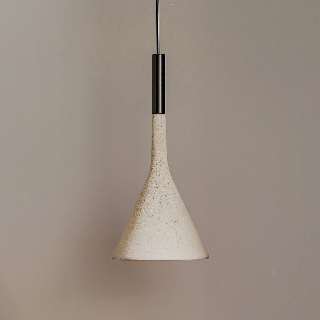 Aplomb Pendelleuchte GU10 grau Beton - Foscarini - Küche - Design - Einflammig