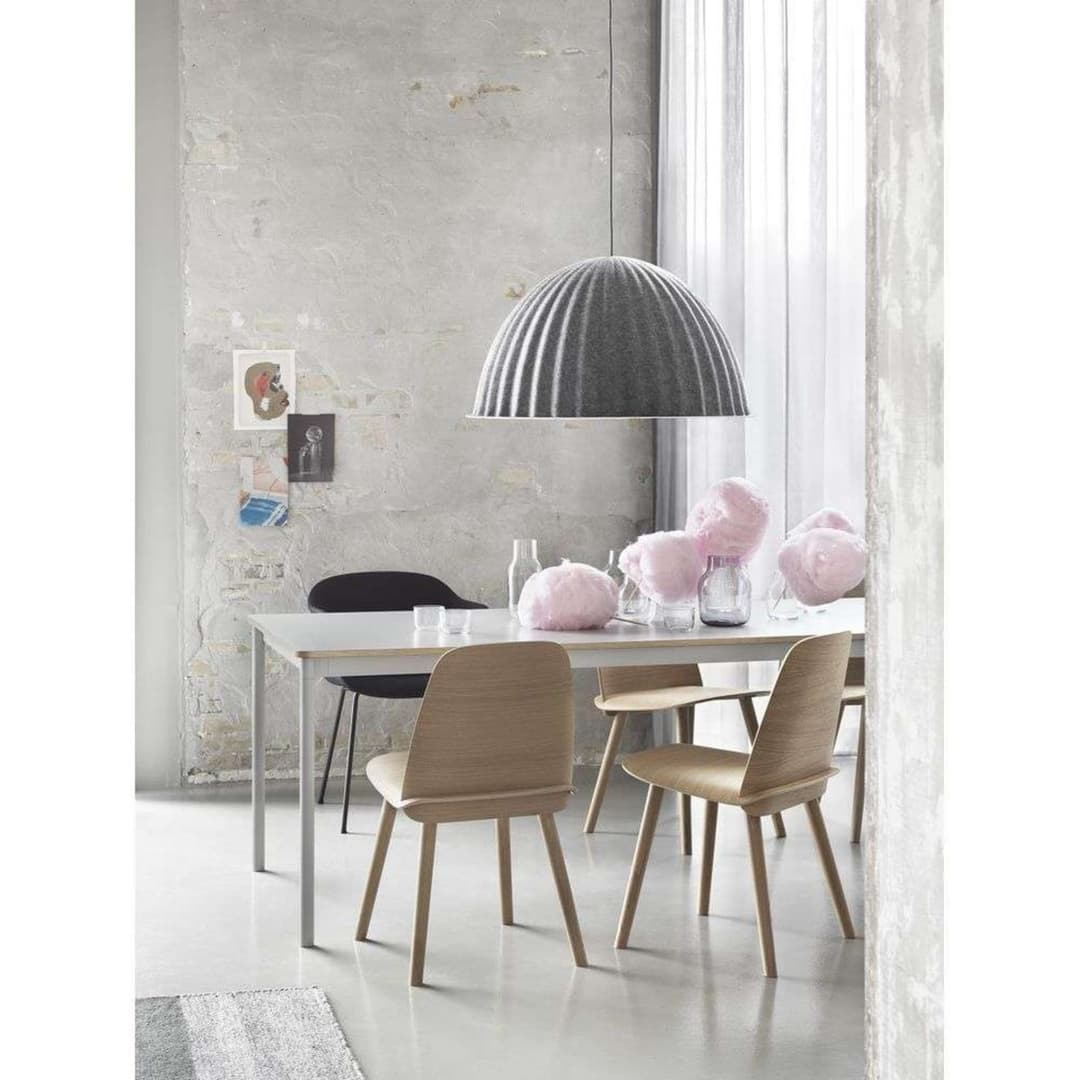 Under The Bell Pendelleuchte Ø55 Dark Green - Muuto - Wohnzimmer - Stoff / Textil