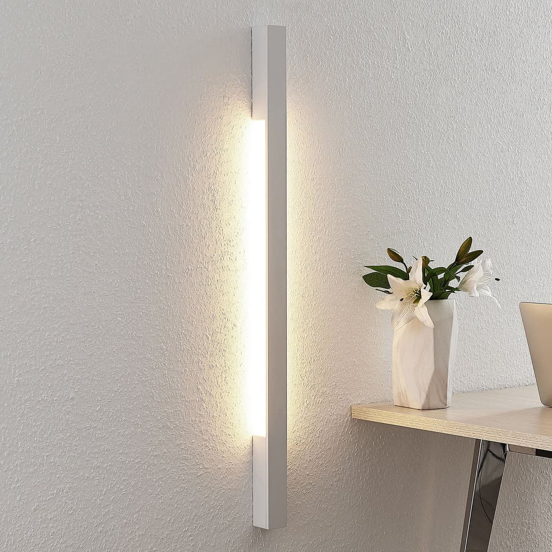 Ivano Wandleuchte H91 White - Arcchio - Flurbereich - Modern - Aluminium - Eckig