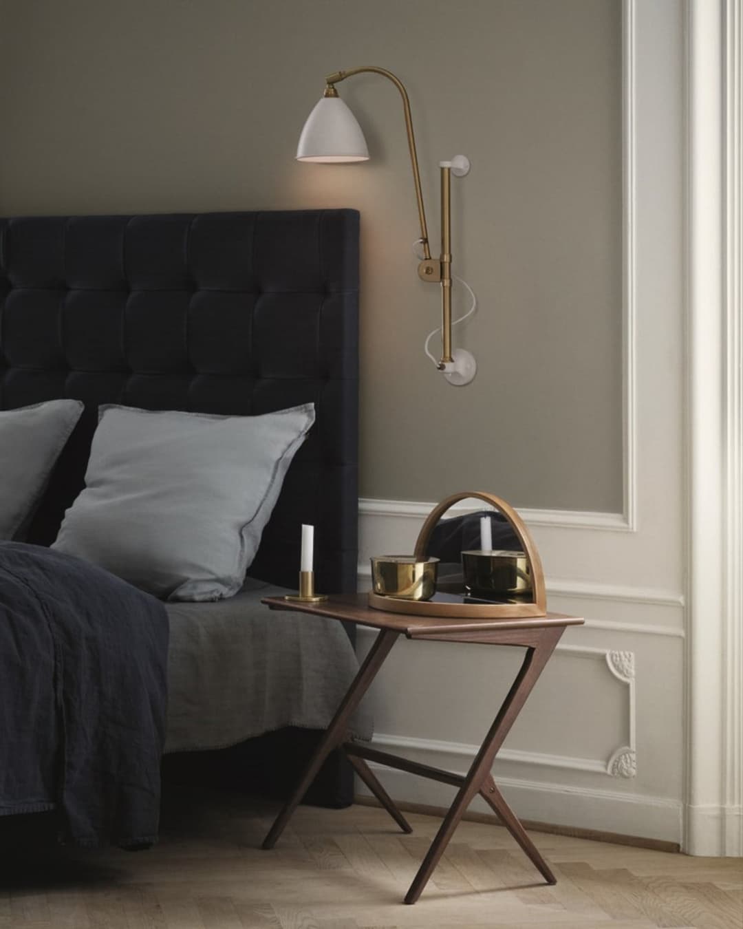Bestlite BL5 Wandleuchte Ø16 Messing/Porzellan - GUBI - Wohnzimmer - Metall