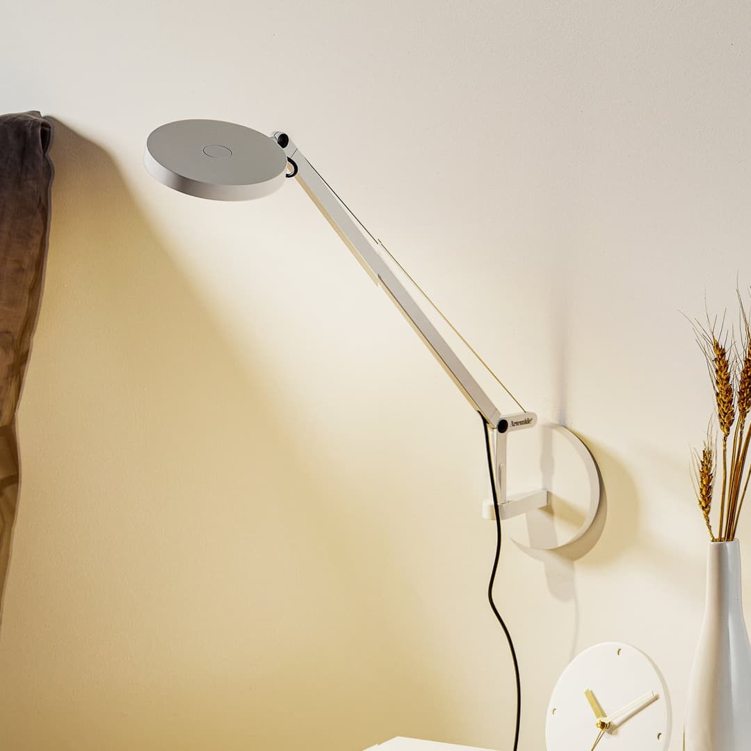 Demetra Micro W 2700K Wandleuchte Weiß - Artemide - Arbeitszimmer / Büro - Design - Metall - Einflammig