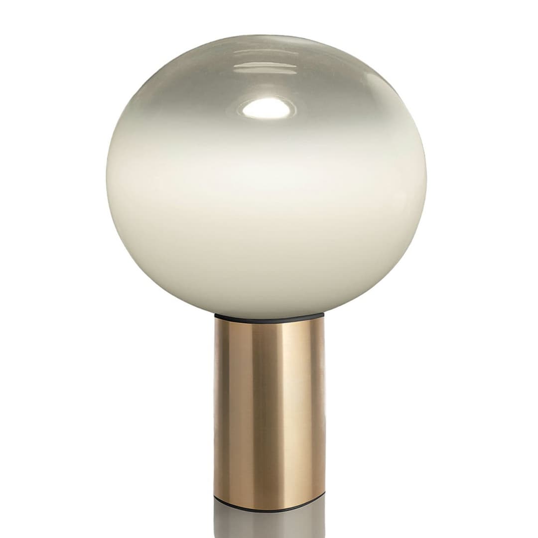 Laguna 26 Tischleuchte Gold - Artemide - Wohnzimmer - Design - Glas - Mit Schirm