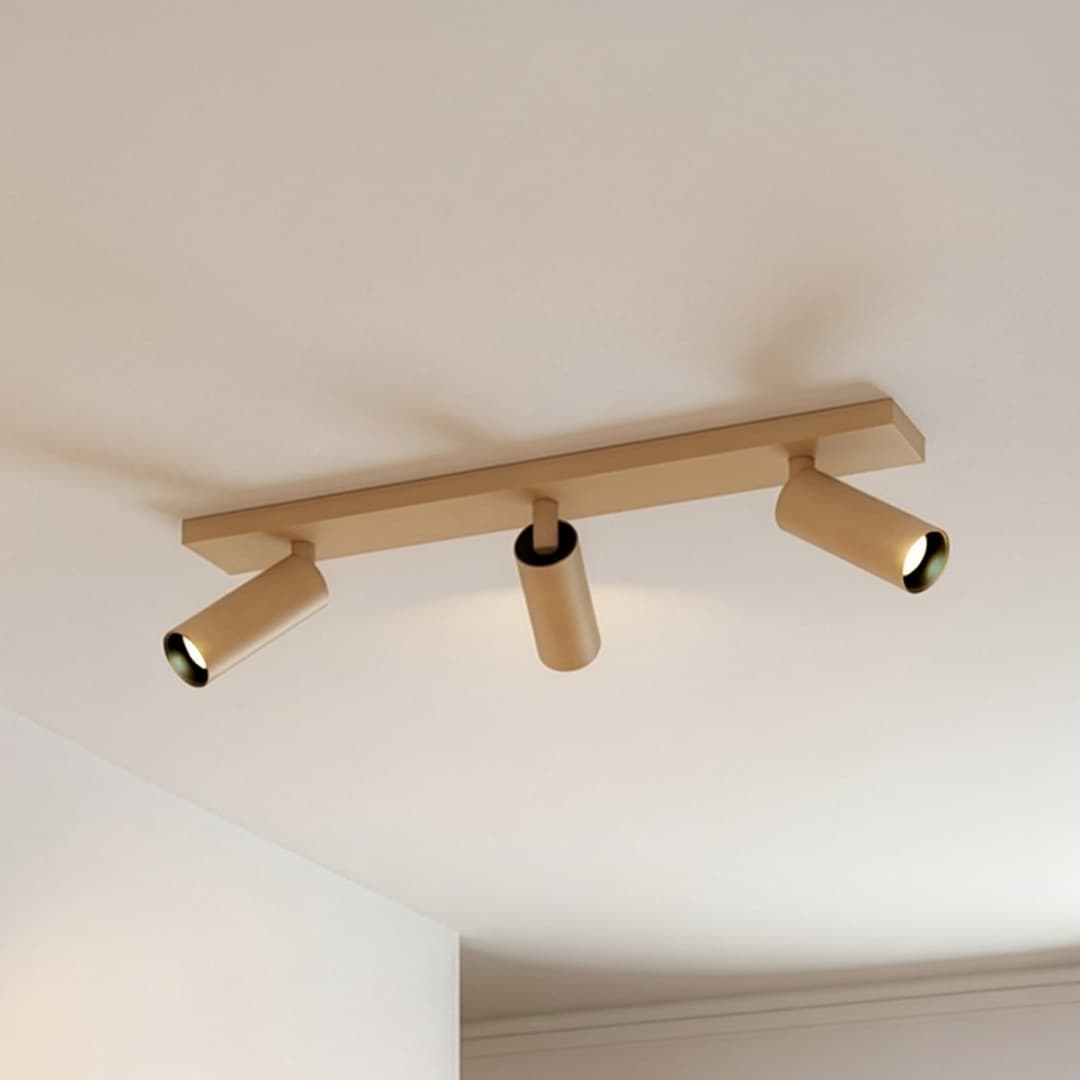 Brinja Slim Deckenspot, 3-flg., coffee, GU10 MR11 - Arcchio - Flurbereich - Modern - Aluminium - Mehrflammig