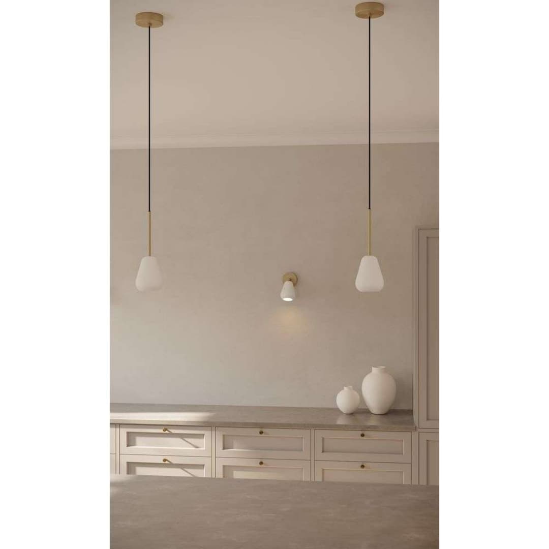 Anoli Spot Surface Deckenstrahler, gold/weiß, 20 cm - Nuura - Wohnzimmer - Skandinavisch - Metall - Einflammig