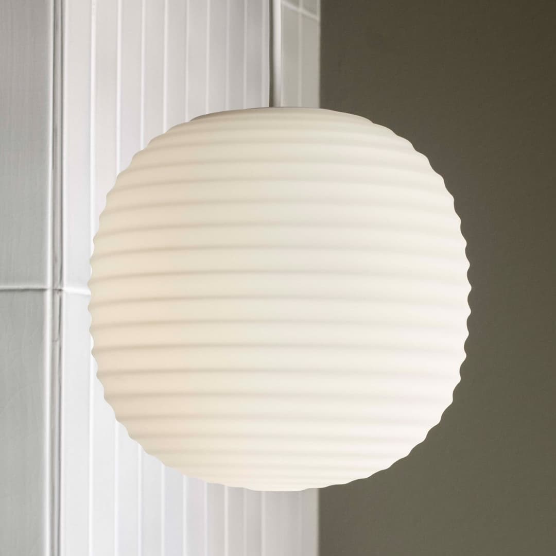 Lantern Pendelleuchte Small - New Works Lantern Small - Wohnzimmer - Design - Glas - Kugel
