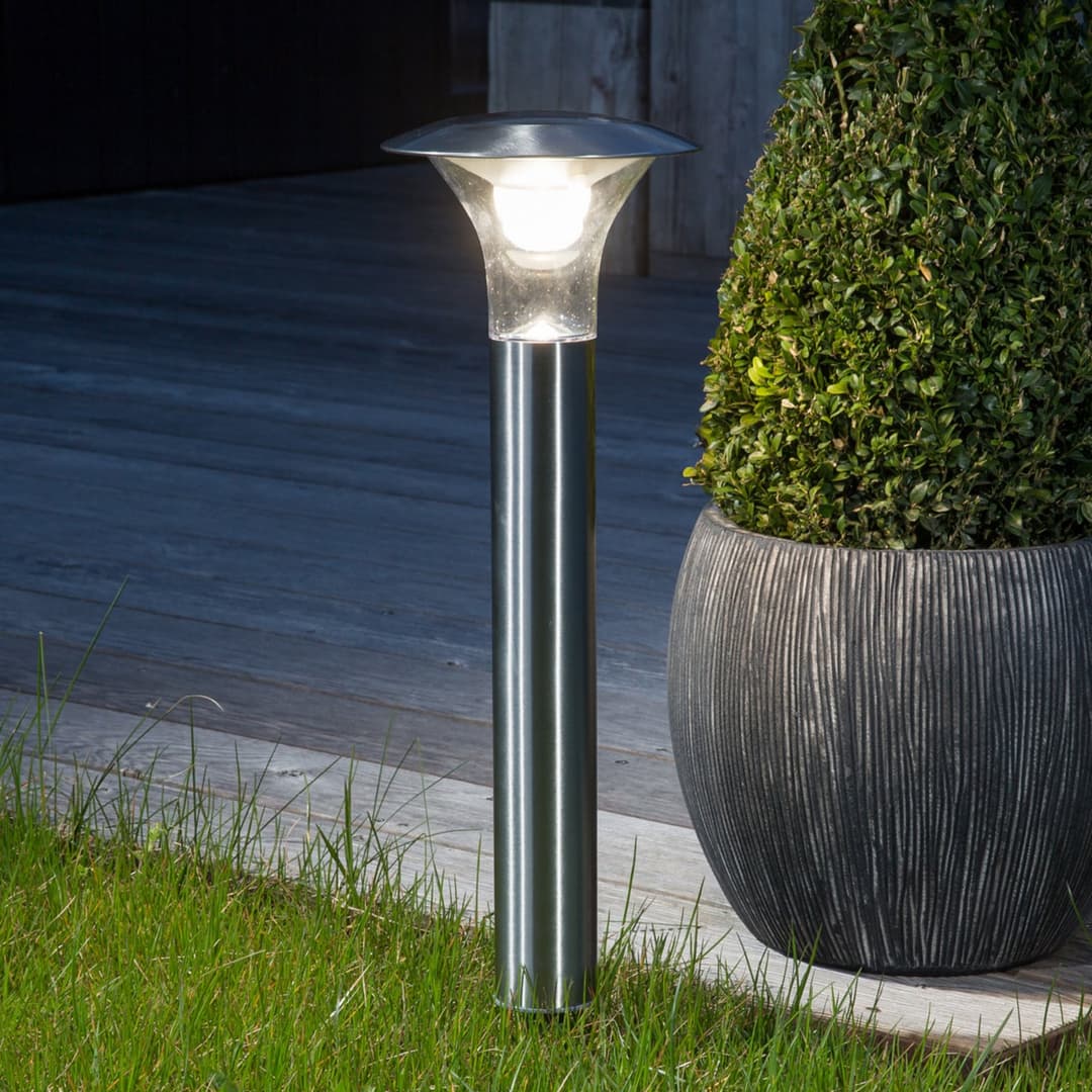 Jolin Solarzelle Leuchte Steel - Lindby - Terrasse - Modern - Metall - Einflammig