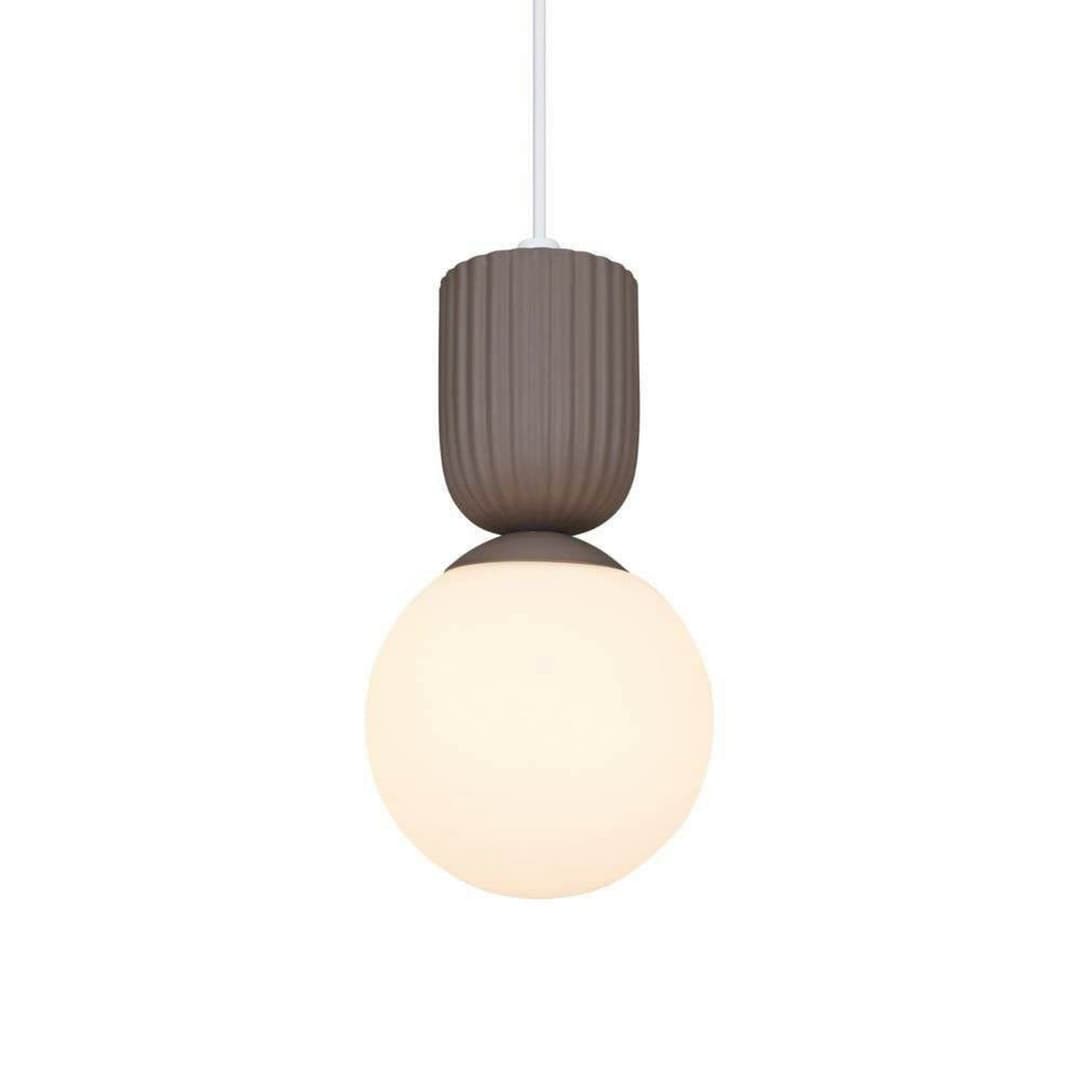 Sadie Pendelleuchte Hell Braun - Nordlux - Wohnzimmer - Skandinavisch - Glas - Einflammig