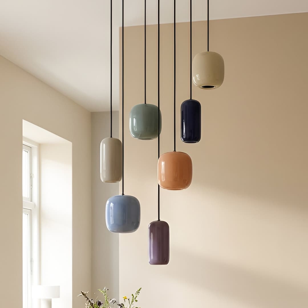 Narion 7 Cluster Pendelleuchte Multi - Lucande - Wohnzimmer - Design - Metall - Mehrflammig