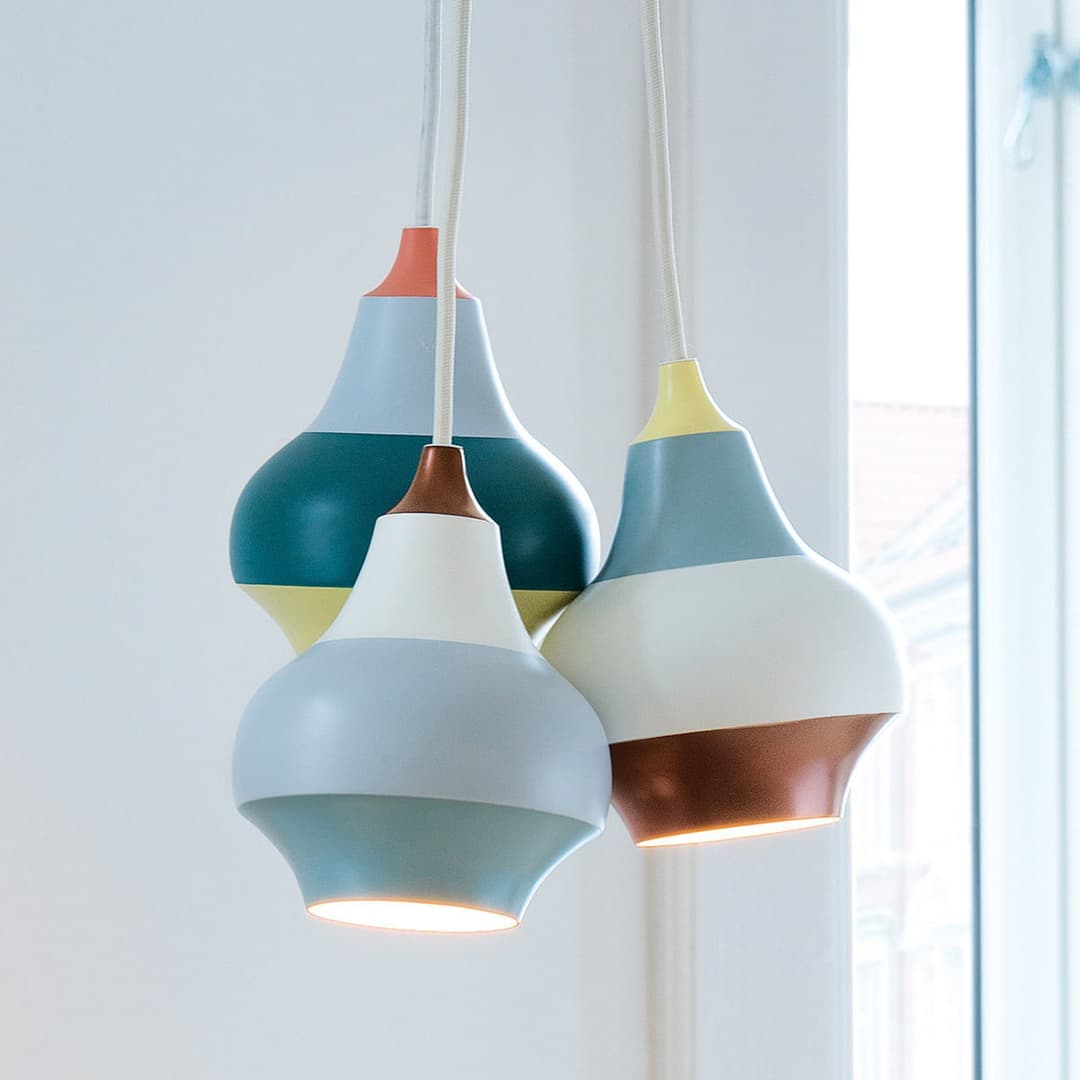 Cirque Pendelleuchte Ø150 Rot Top - Louis Poulsen - Wohnzimmer - Design - Metall - Einflammig
