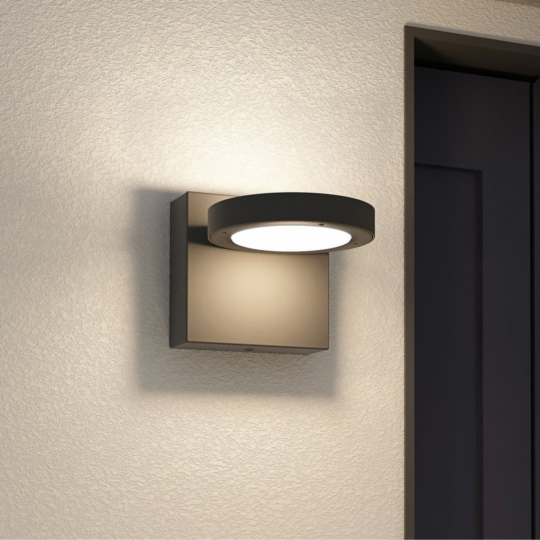Belna LED Außenwandleuchte Graphite - Lucande - Balkon - Modern - Aluminium - Einflammig