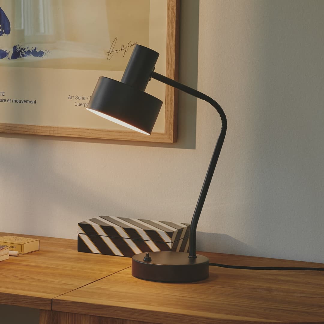 Matis Tischleuchte Black - Nordlux - Arbeitszimmer / Büro - Metall - Einflammig