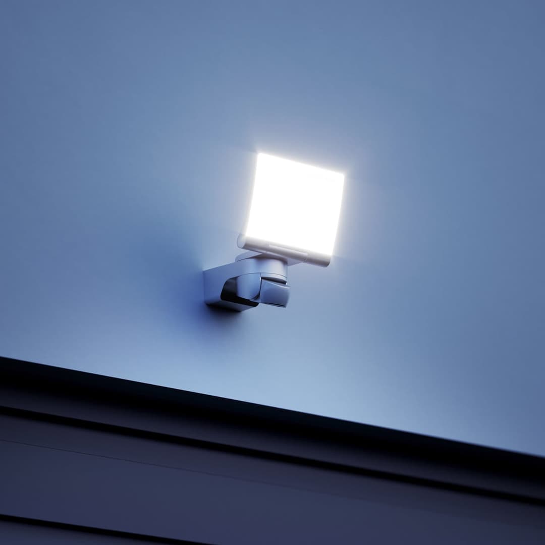 XLED Home 2 XL S Sensor-Außenstrahler, weiß, IP44 - STEINEL - Modern - Kunststoff - Eckig