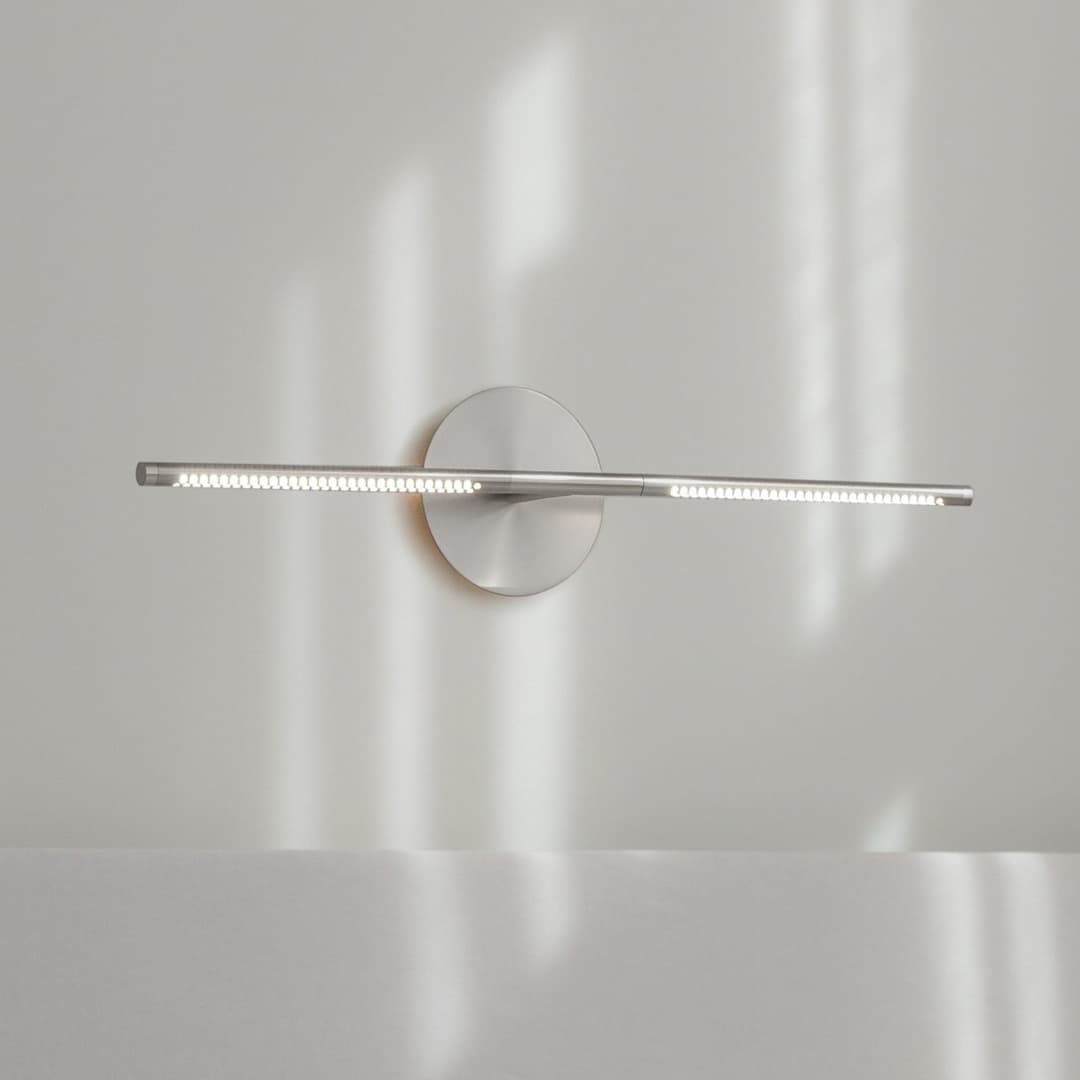 Omni Wandleuchte Stahl - UMAGE - Wohnzimmer - Design - Metall - Balken
