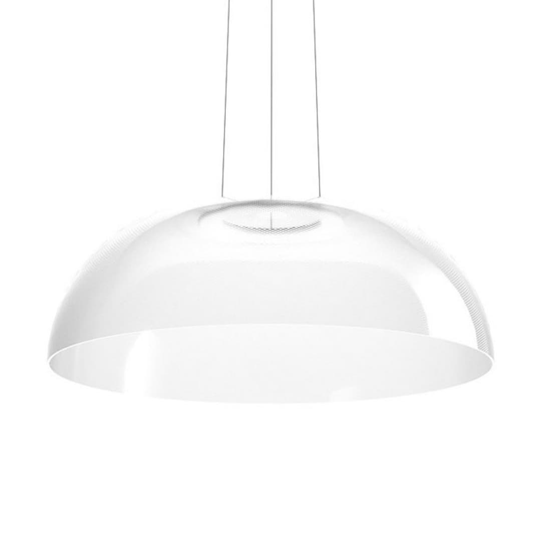 Demì LED-Hängelampe, Ø 70cm, transparent, dimmbar - Stilnovo - Wohnzimmer - Modern - Kunststoff - Einflammig