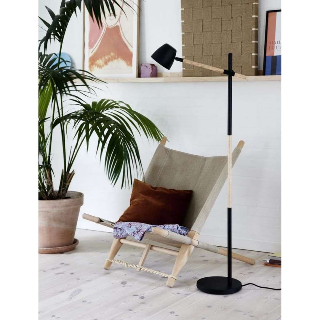 Theo Stehleuchte Black - Nordlux - Wohnzimmer - Metall