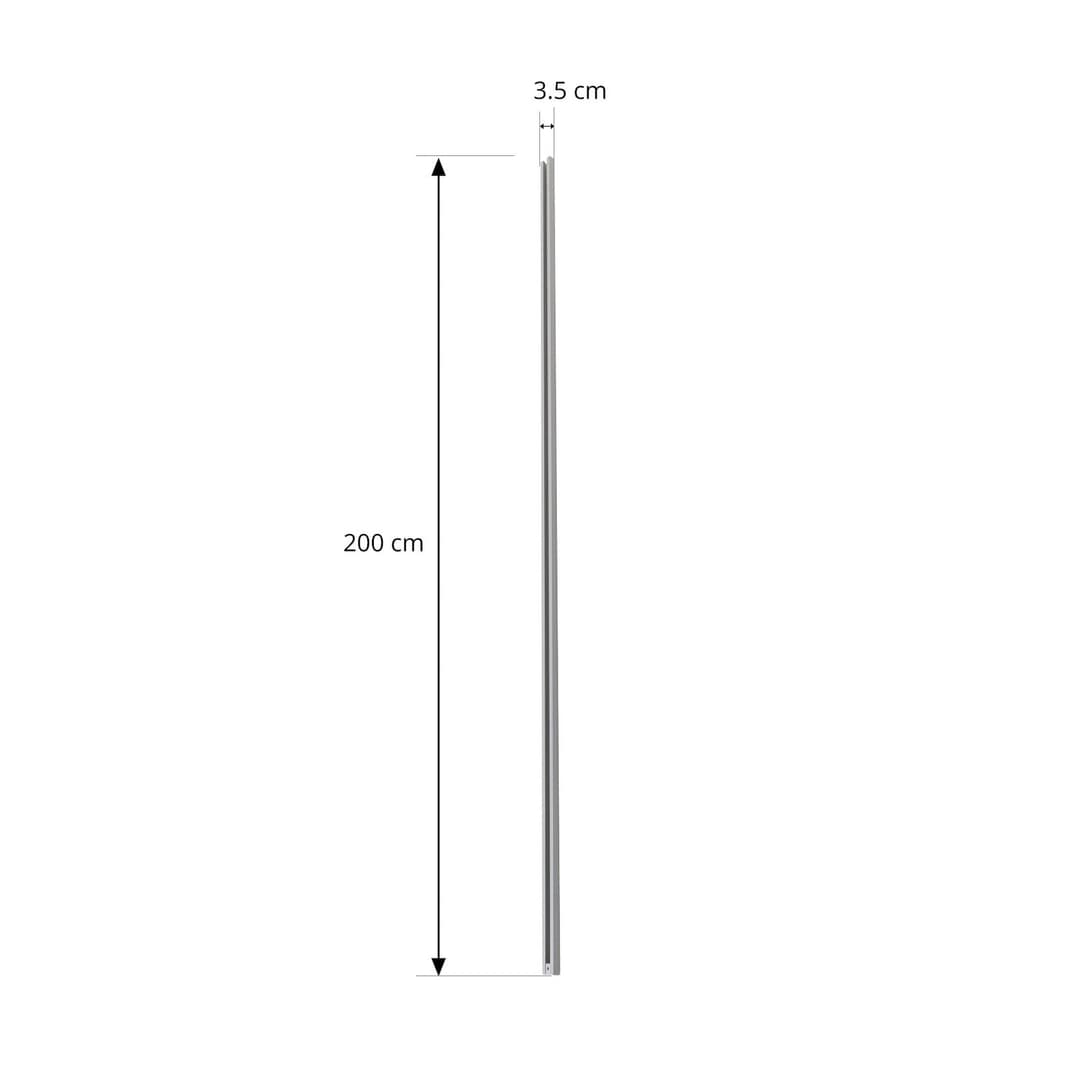 Linaro Stromschiene 2 m Weiß 1-Phasen-System - Lindby - Flurbereich - Modern - Aluminium - Bündig