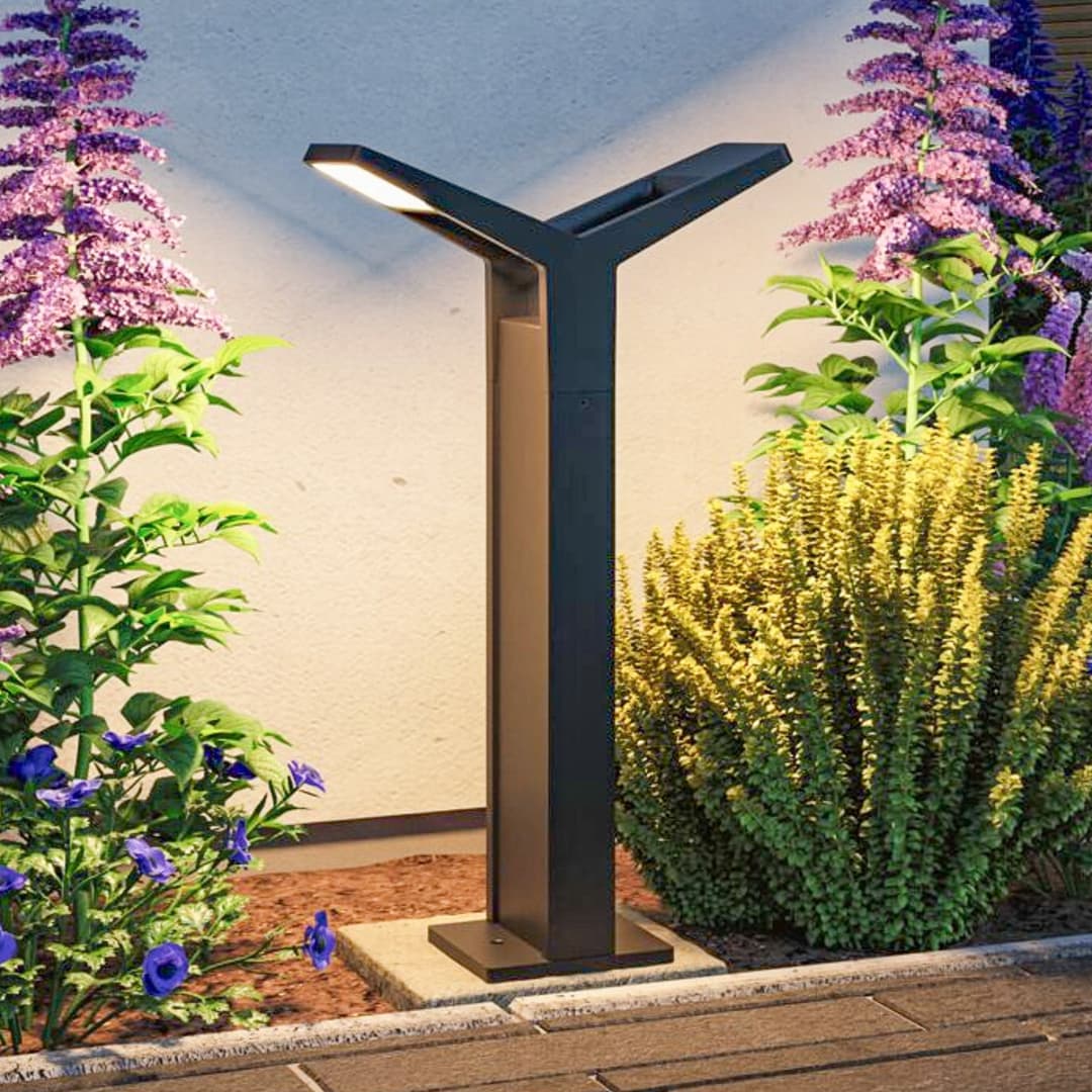Juntea Außen Pollerleuchte 2x12,5W SWR Anthrazit - Paulmann - Aluminium - Mehrflammig