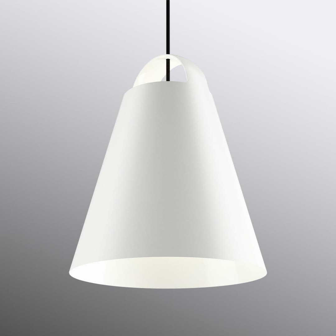 Above Pendelleuchte, Ø40 cm, weiß - Louis Poulsen - Wohnzimmer - Design - Metall - Einflammig