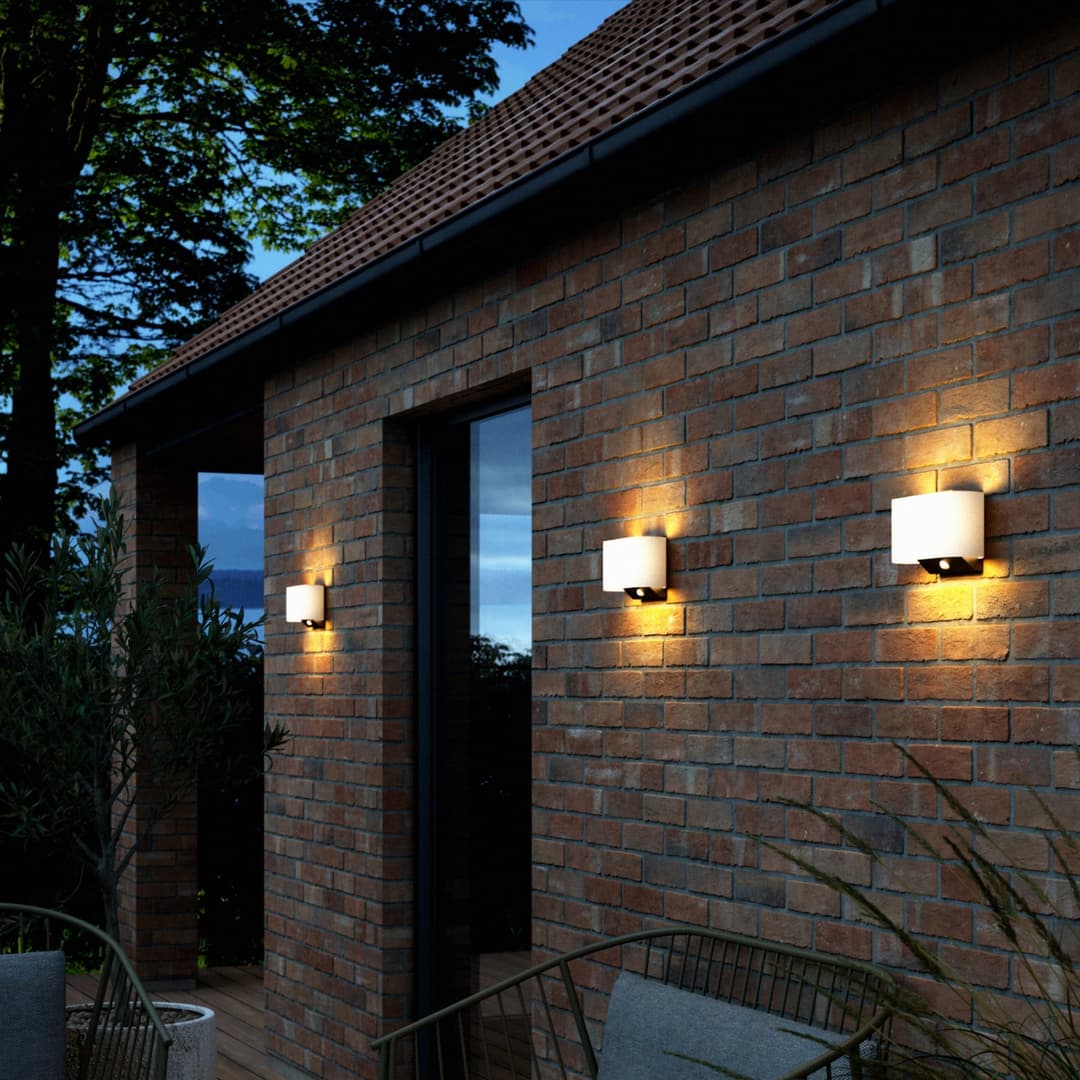 Piola Solarzelle Wandleuchte White - Nordlux - Kunststoff - Einflammig