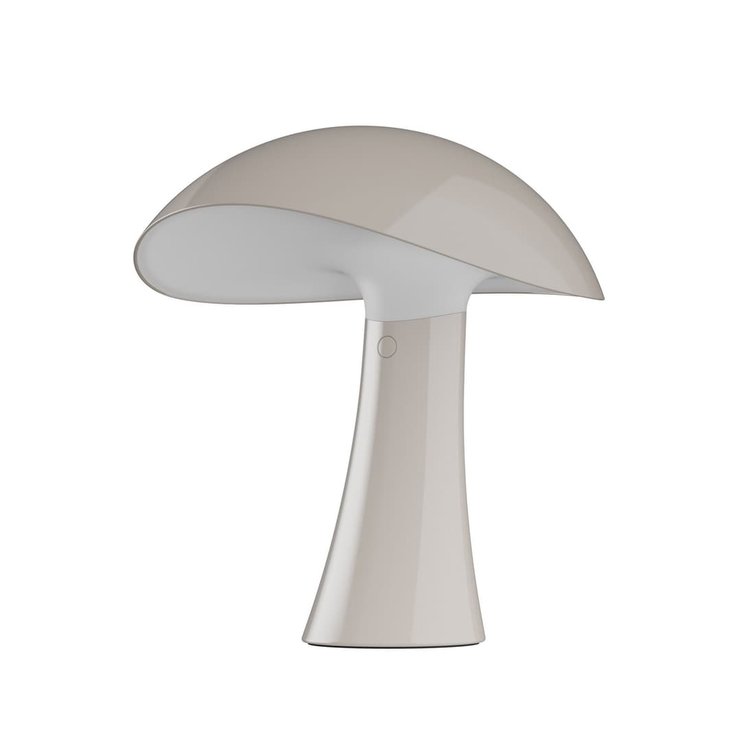 Rumee 220 PORTABLE Akkutischlampe, grau, IP44 - Louis Poulsen - Wohnzimmer - Design - Kunststoff - Mit Schirm