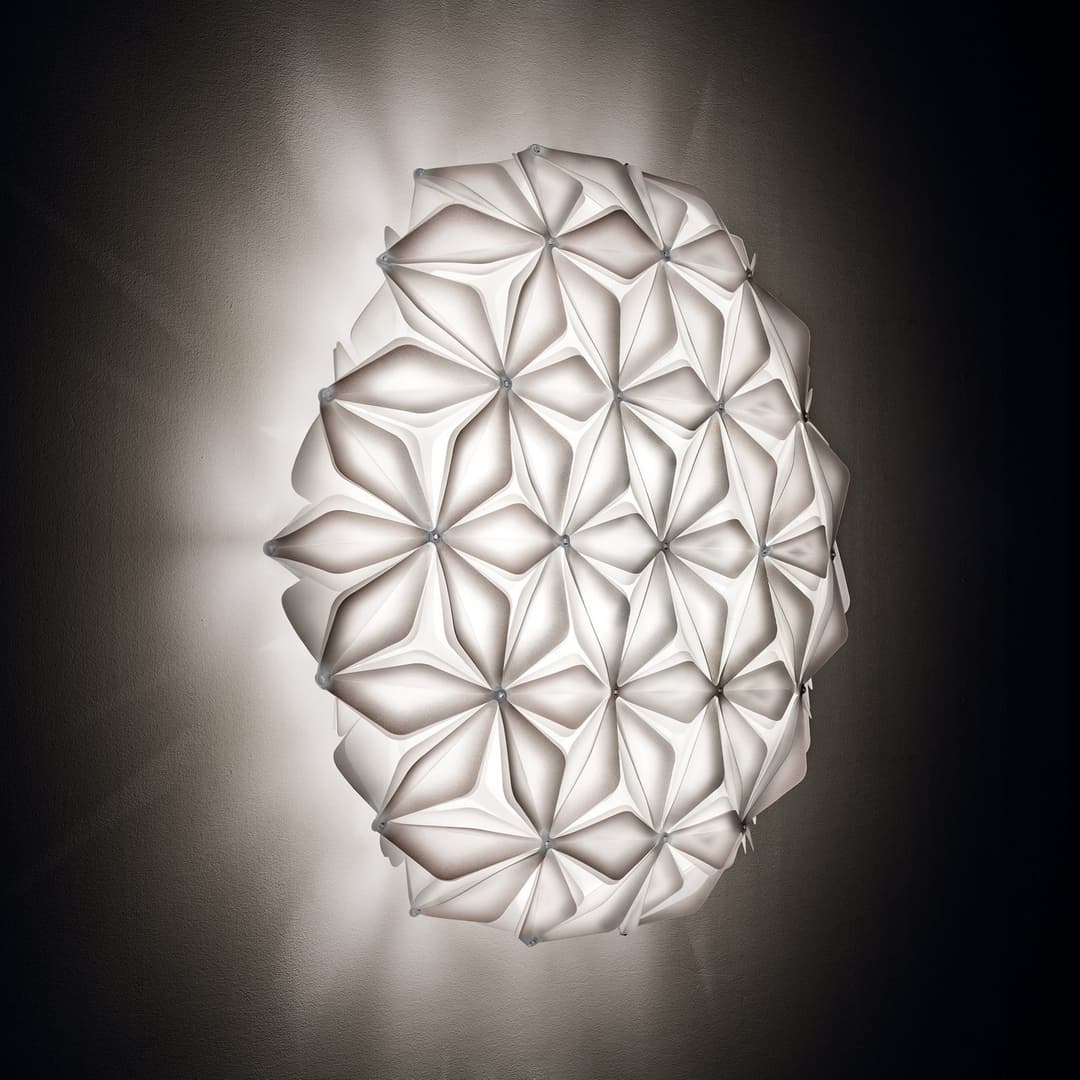 La Vie L Deckenleuchte, Breite 71cm, weiß - Slamp - Wohnzimmer - Design - Kunststoff - Rund