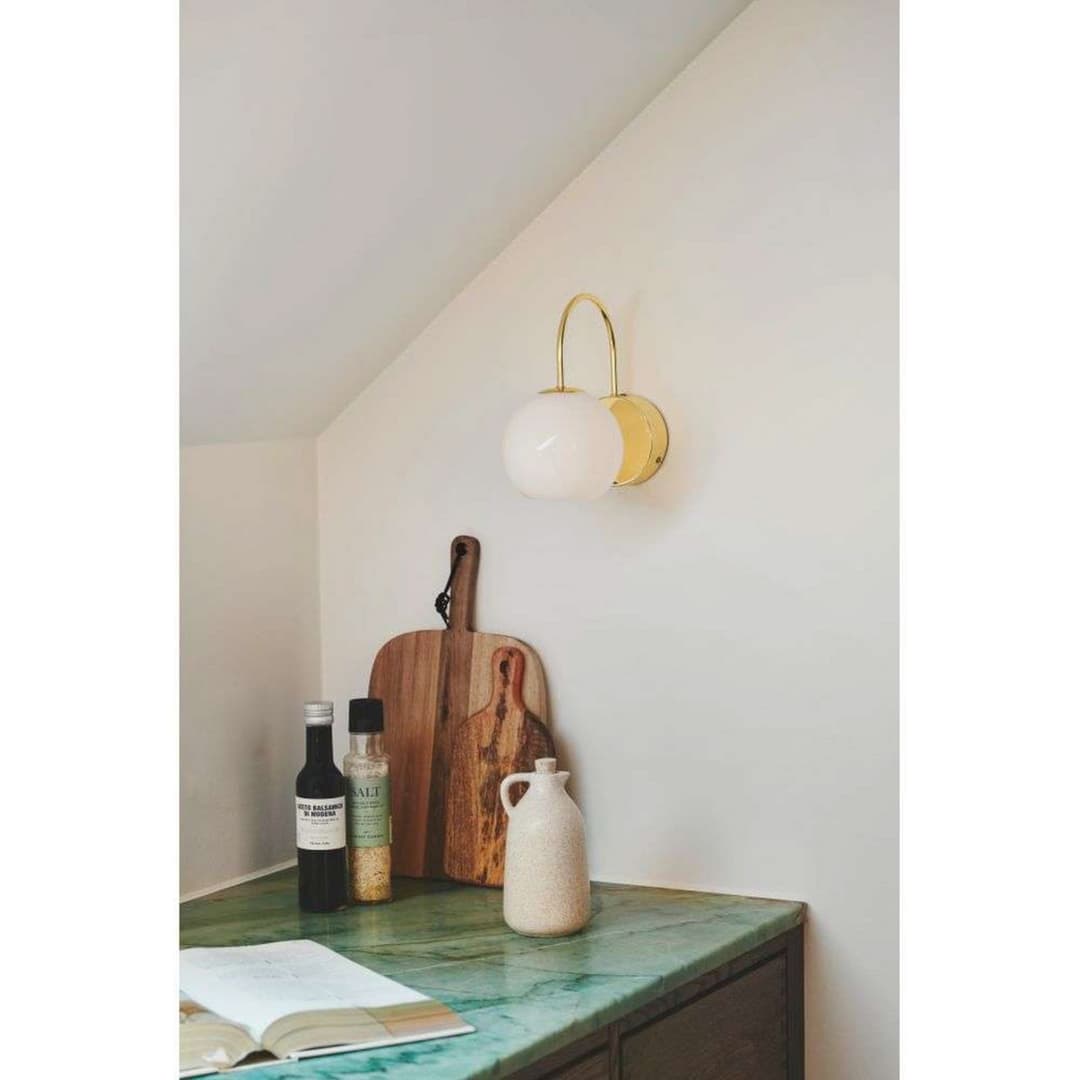 Franca Wandleuchte Brass - Nordlux - Wohnzimmer - Metall