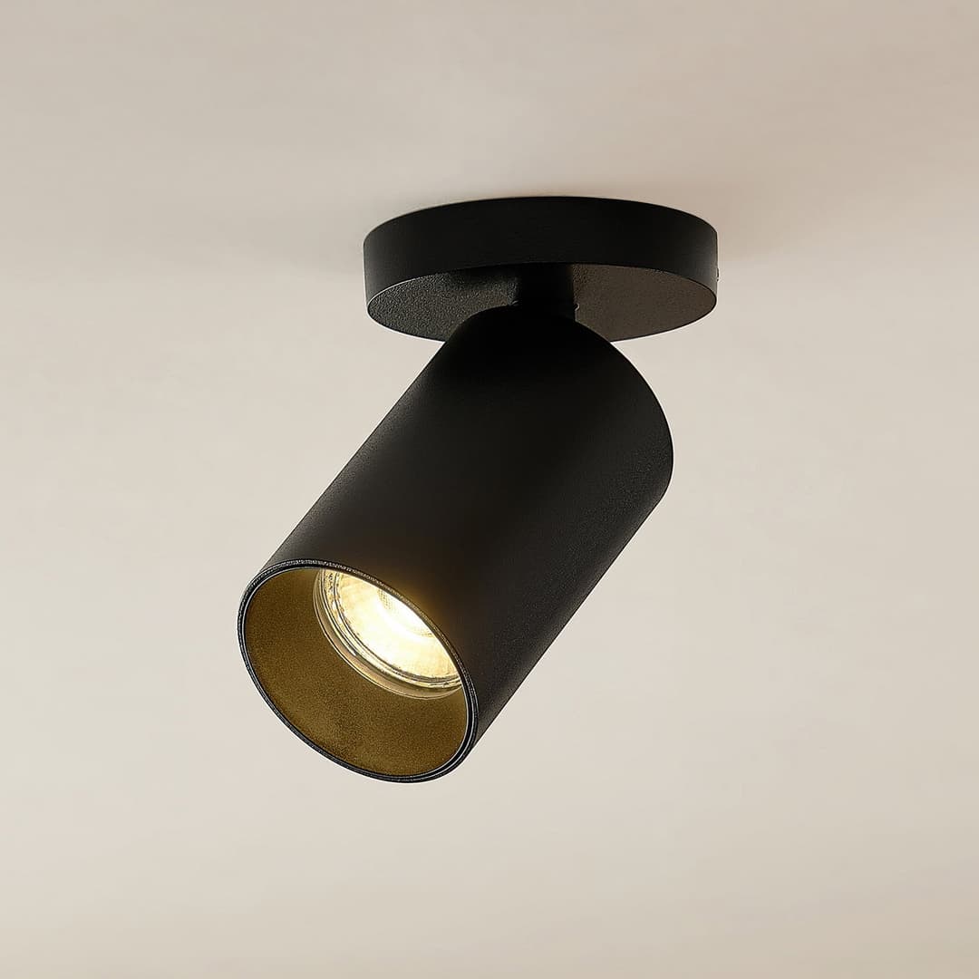 Brinja 1 Deckenleuchte Black - Arcchio - Flurbereich - Modern - Aluminium - Einflammig