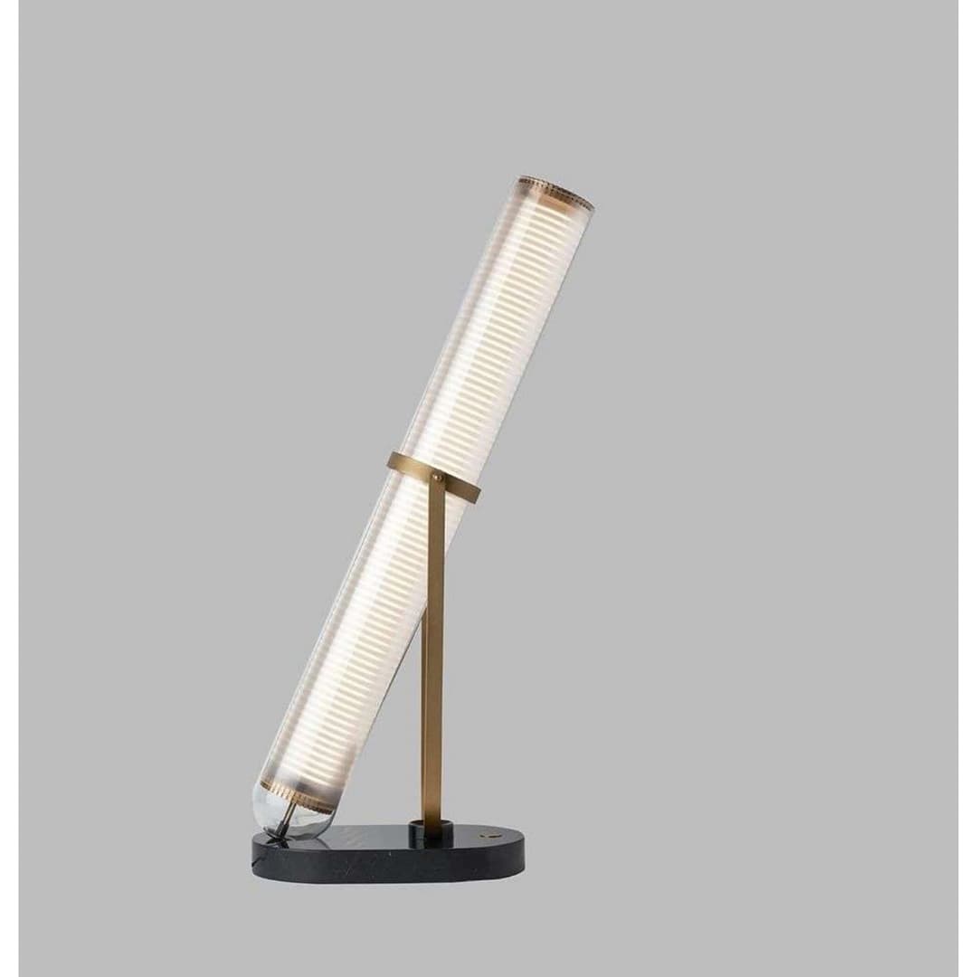 La Lampe Frechin Tischleuchte 25x64,4 Gold/Black - DCW - Wohnzimmer - Glas