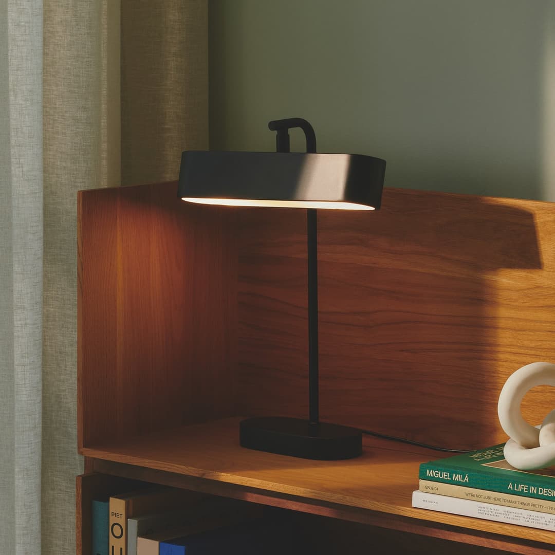 Merlin Tischleuchte Black - Nordlux - Arbeitszimmer / Büro - Metall - Einflammig