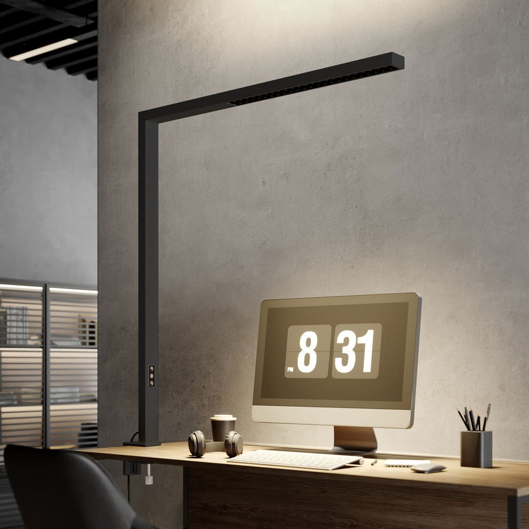 Jolinda LED Tischleuchte Schwarz - Arcchio - Arbeitszimmer / Büro - Modern - Aluminium - Mehrflammig
