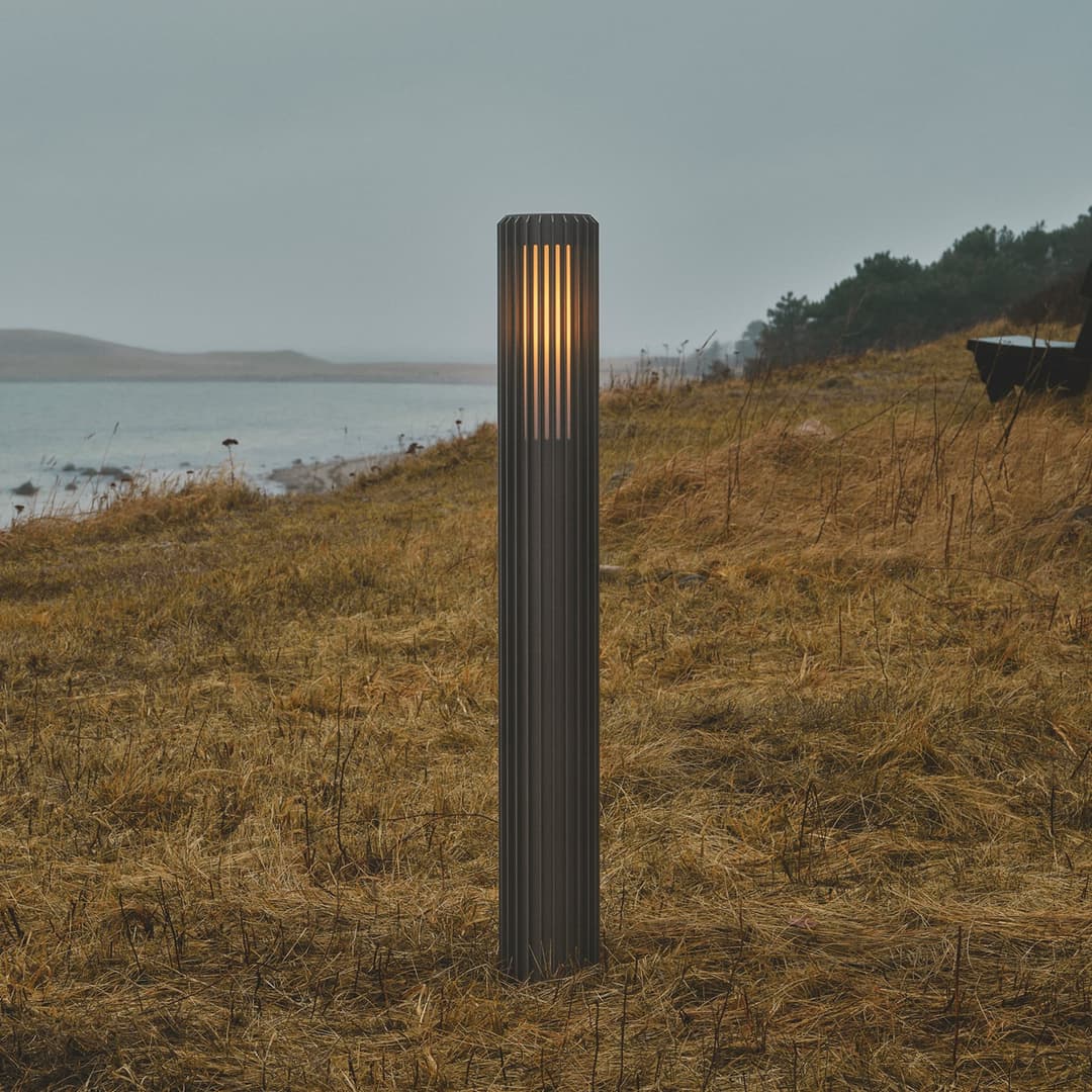 Aludra 95 Gartenleuchte Seaside, anthrazit - Nordlux - Aluminium - Einflammig