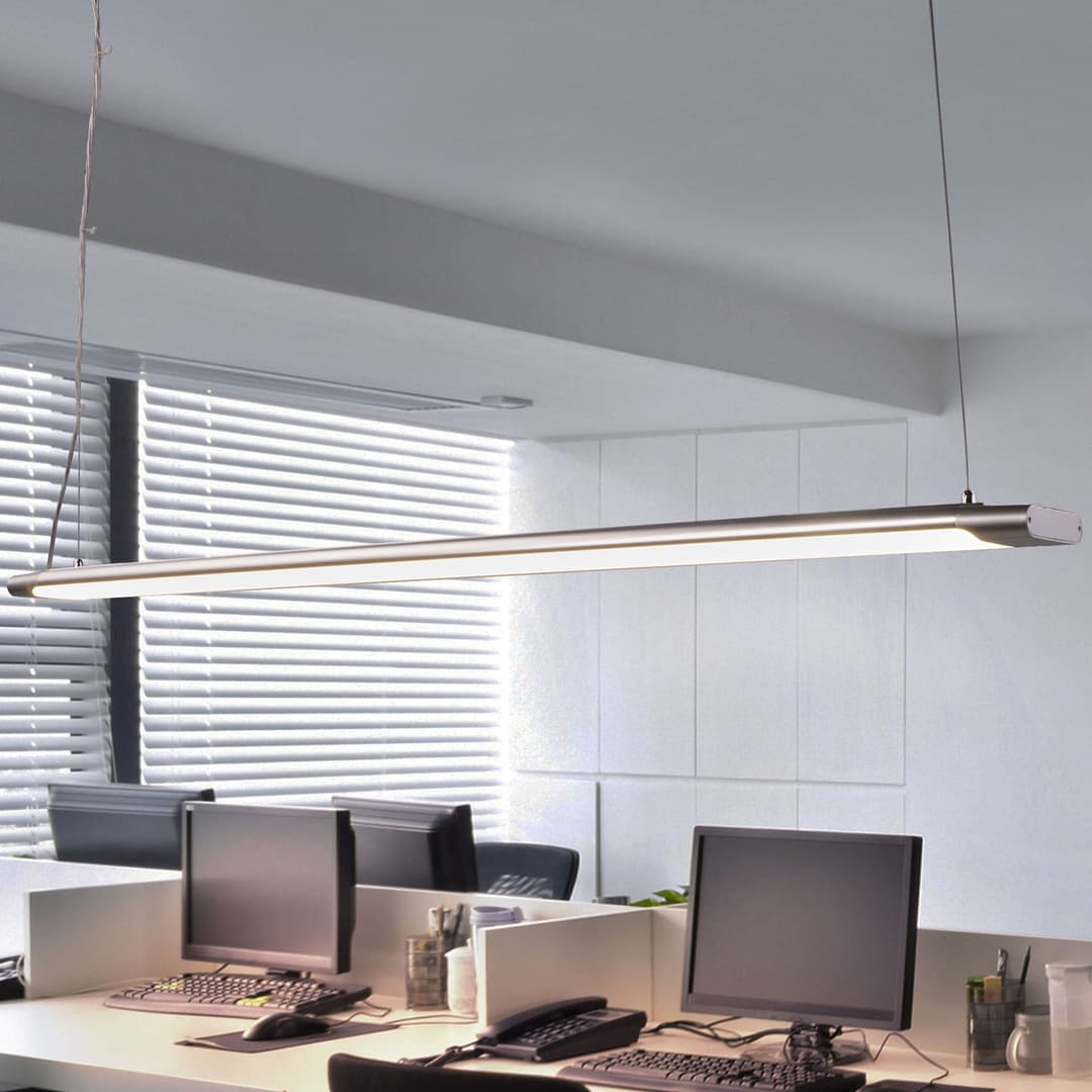 Vinca Pendelleuchte White/Silver - Arcchio - Arbeitszimmer / Büro - Modern - Kunststoff - Einflammig