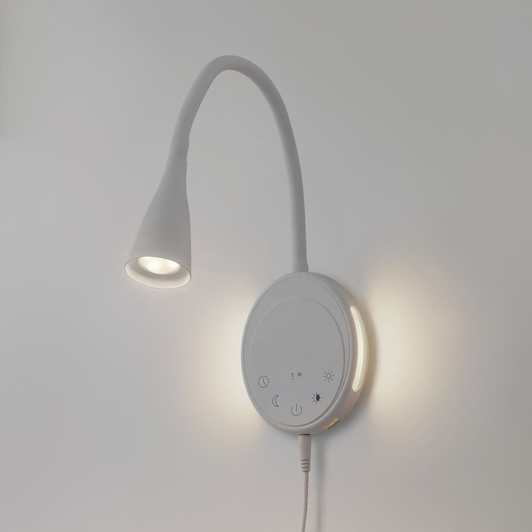 Zayna LED-Leseleuchte, CCT, weiß, USB, Timer, dimmbar - Lindby - Wohnzimmer - Modern - Aluminium - Einflammig