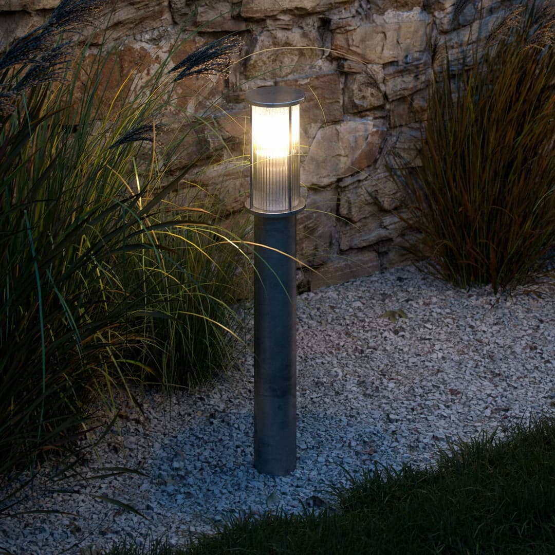 Linton Garten Leuchte Galvanized - Nordlux Linton Garden - Metall - Einflammig
