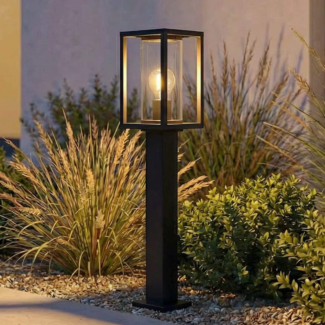 Ferda Gartenleuchte H60 Graphite - Lucande - Terrasse - Modern - Aluminium - Einflammig
