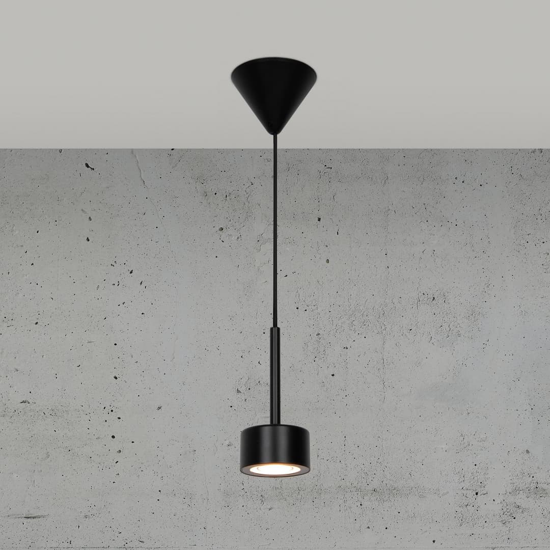 Clyde Pendelleuchte Black - Nordlux - Wohnzimmer - Modern - Metall - Einflammig