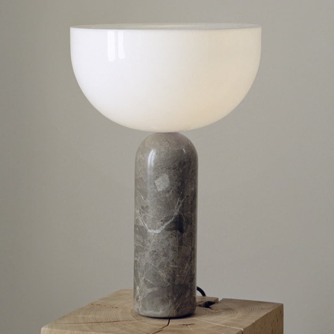 Kizu Tischleuchte Large Grey - New Works Kizu Large - Wohnzimmer - Design - Stein