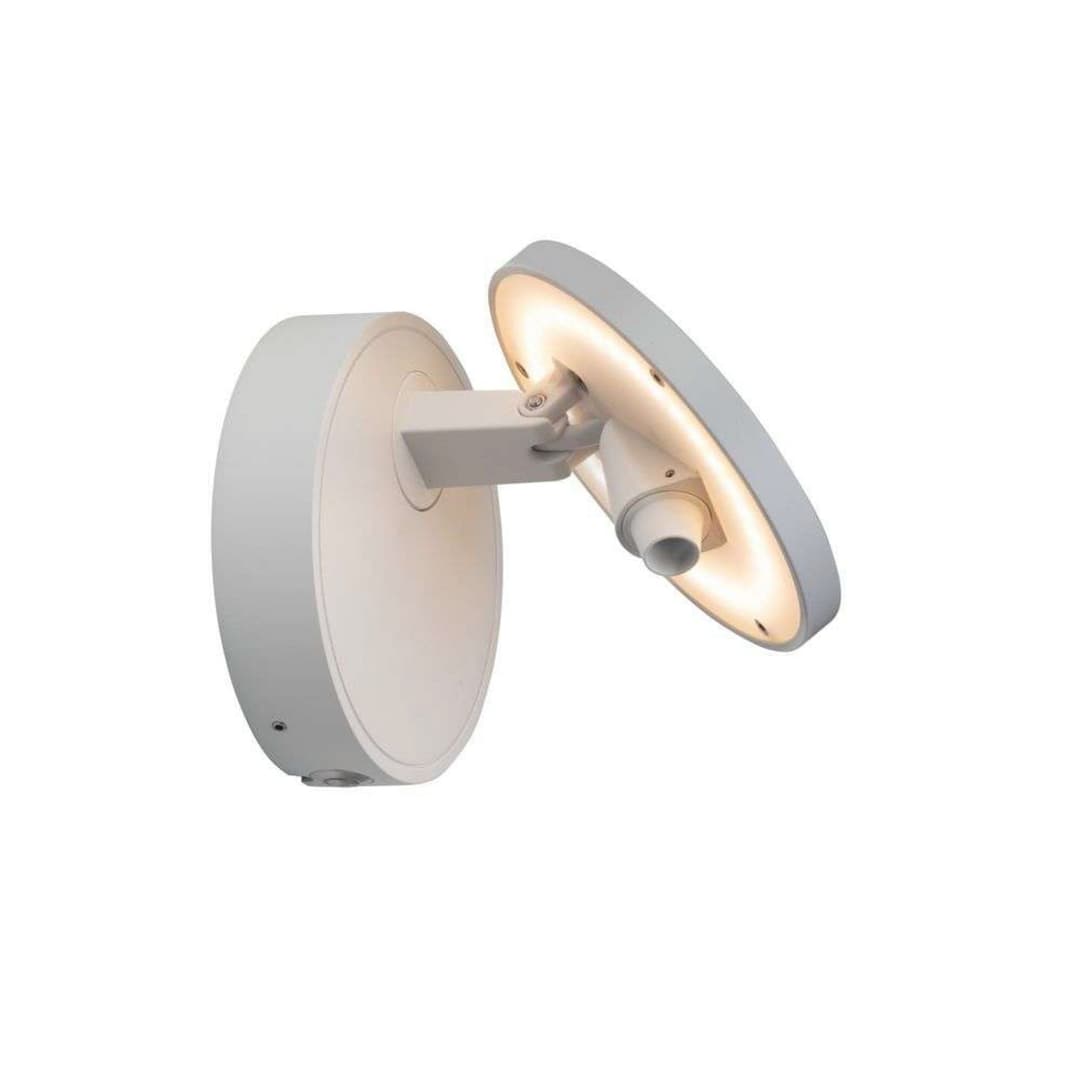 Dot W120 Wandleuchte Weiß/Weiß - Antidark - Schlafzimmer - Aluminium