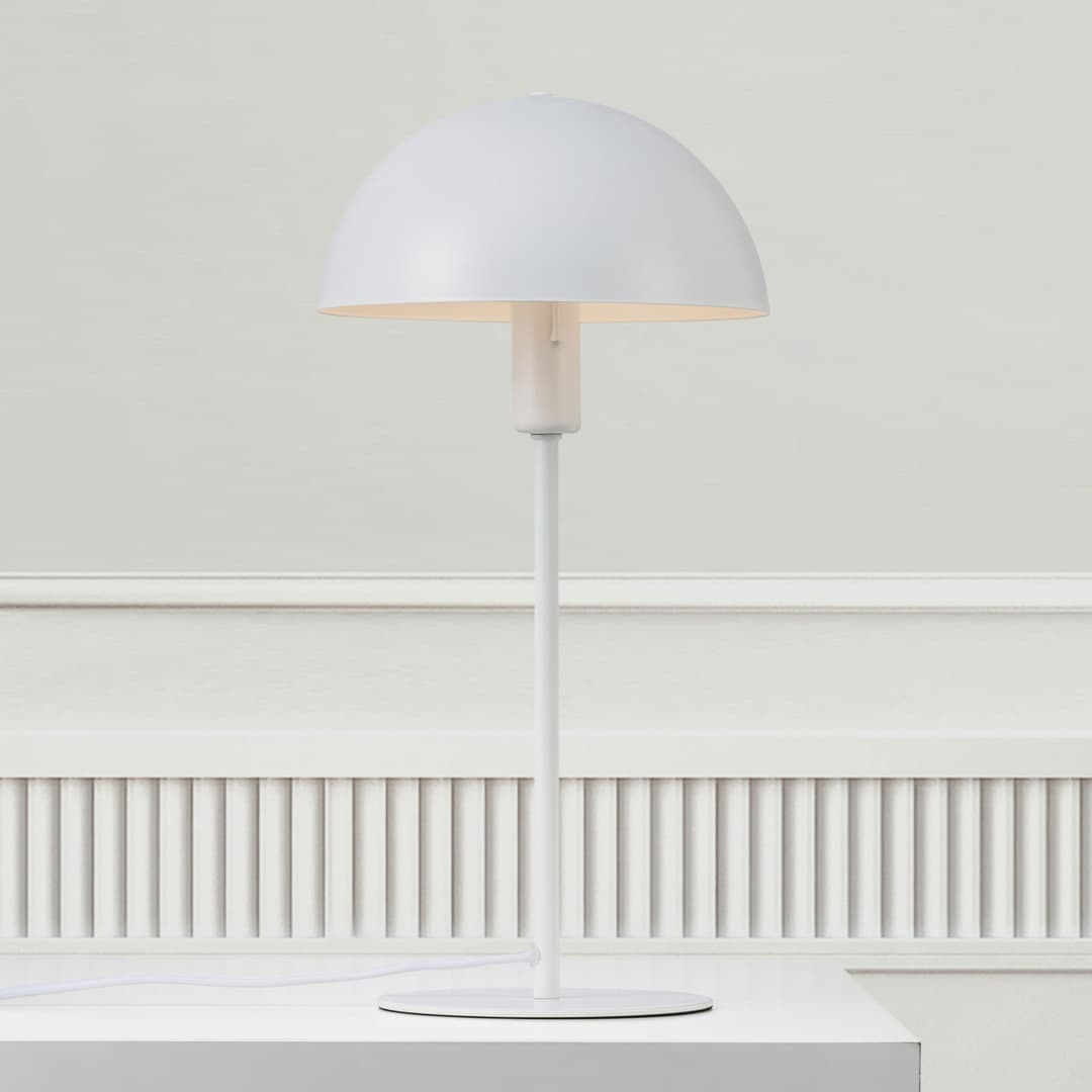 Ellen 20 Tischleuchte White - Nordlux - Wohnzimmer - Skandinavisch - Metall - Mit Schirm